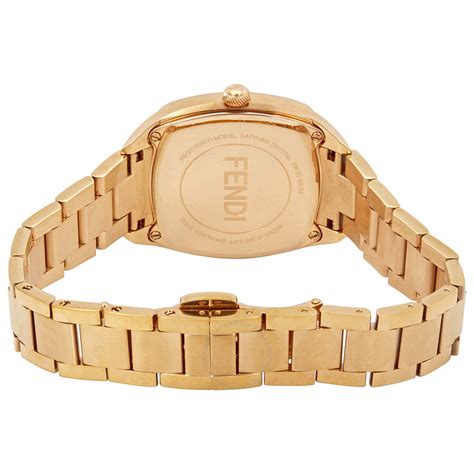 fendi gold plated watch|Fendi women's momento watch.